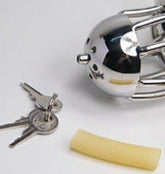 Man Essential Cock Cage with Penis Plug